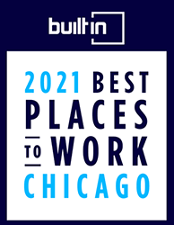 PEAK6 Built In 2021 Best Places to Work logo