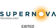 Supernova Technology logo with the word'EXITED' underneath. EXITED means PEAK6 has ceased investing financially.