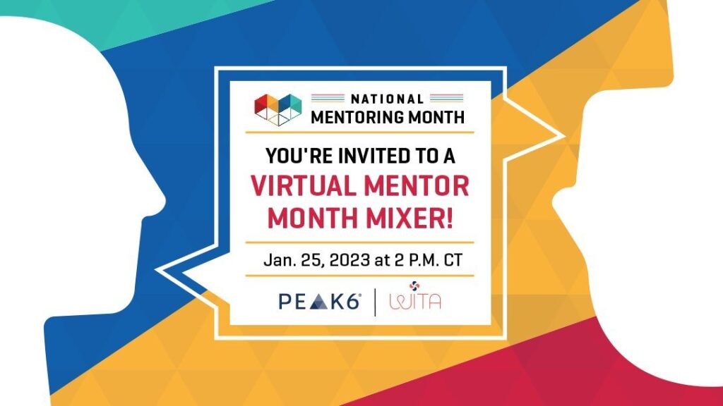National Mentoring Month mixer invitations