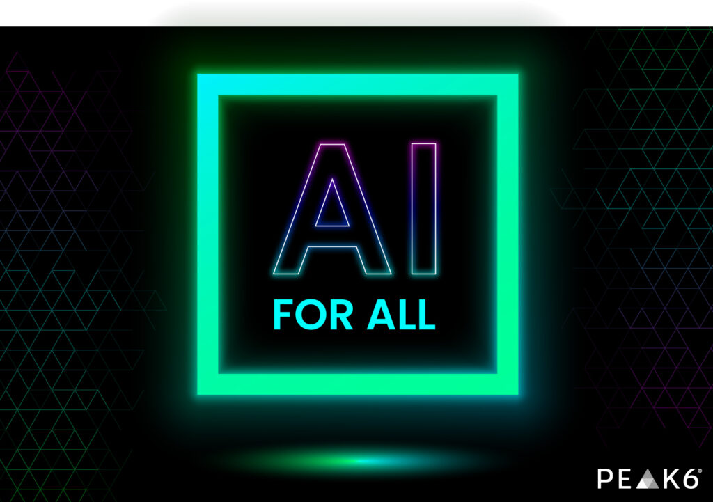 Graphic reads: AI for All